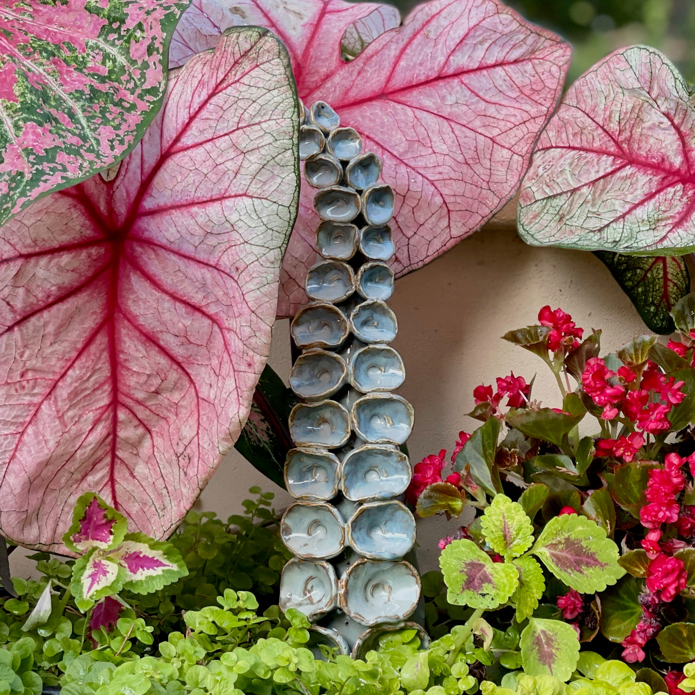 For the Garden- Ceramic Tentacle Sculptures
